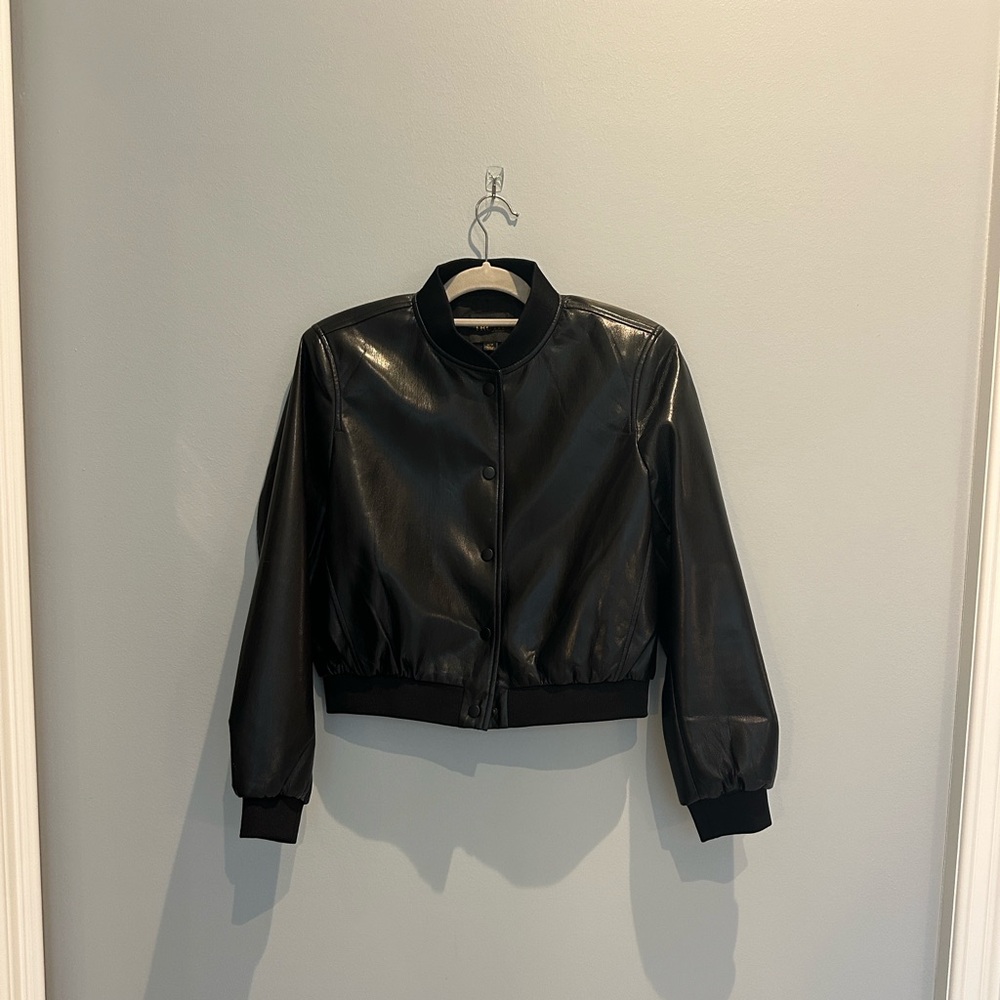 Classic Black Women's Bomber Jacket